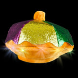 Light-Up Mardi Gras King Cake Hat