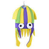 Mardi Gras Light-Up Squid Hat