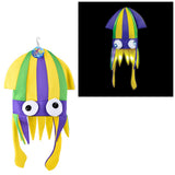 Mardi Gras Light-Up Squid Hat