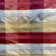 Hamilton Fabric 100 Percent Silk Dupioni Fabric - Multicolored Stripe, 54" Width (1 Yard)