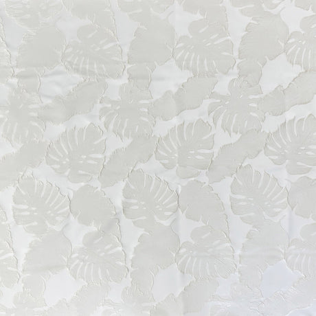 Perla Collection Polyester Fabric - Shiny Floral Damask Diamond Jacquard, 55" Width (Sample Book)