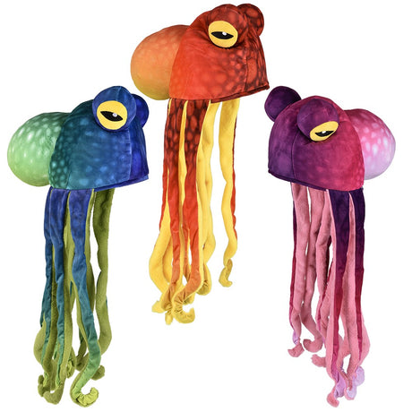 Octopus Plush Hat (3 Pack)