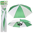 Umbrella Hat Green and White 20" (1 DZ)