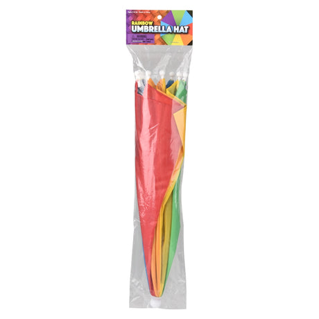Rainbow Umbrella Hat 20" (1 DZ)