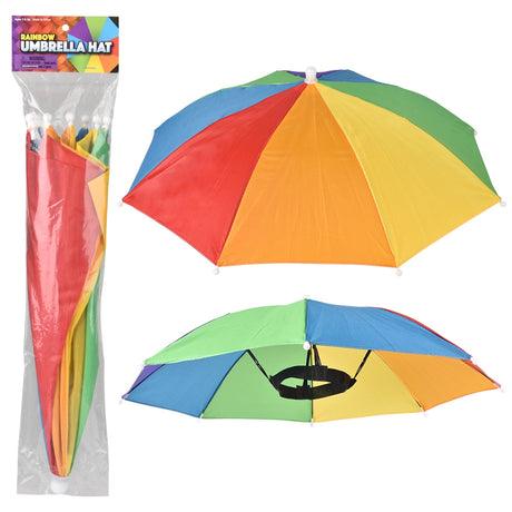 Rainbow Umbrella Hat 20" (1 DZ)