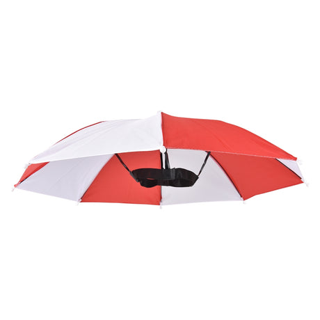 Umbrella Hat Red and White 20" (1 DZ)