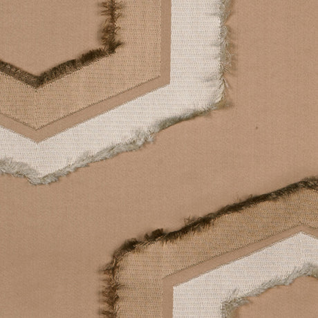 Nude/Gold/Cream Geometric Woven