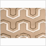 Nude/Gold/Cream Geometric Woven