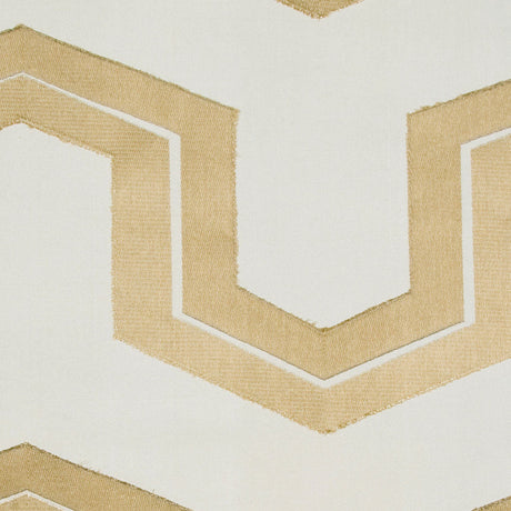 Coffee/Beige Geometric Woven