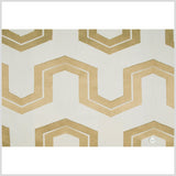 Coffee/Beige Geometric Woven