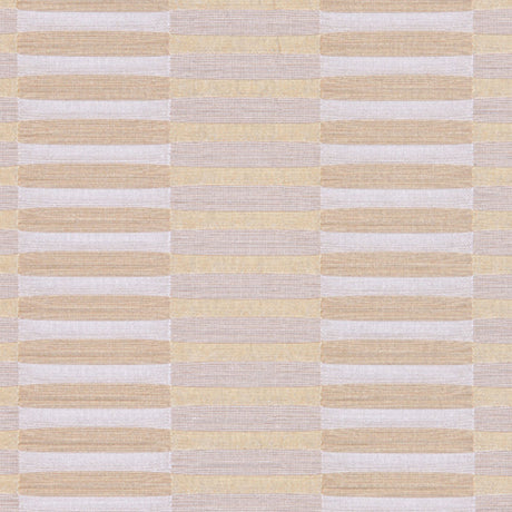 White Gold Stripes Woven