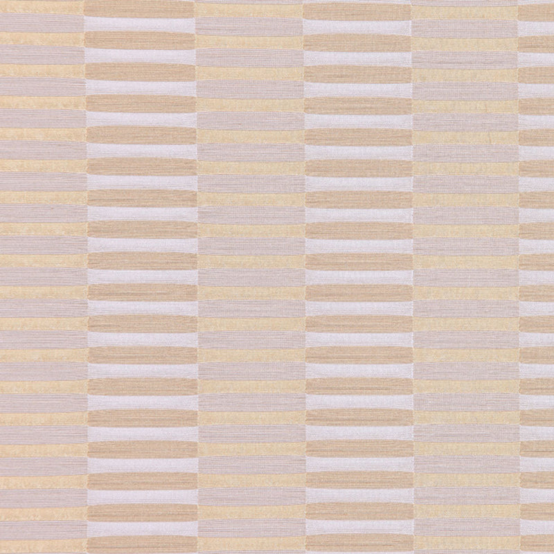 White Gold Stripes Woven