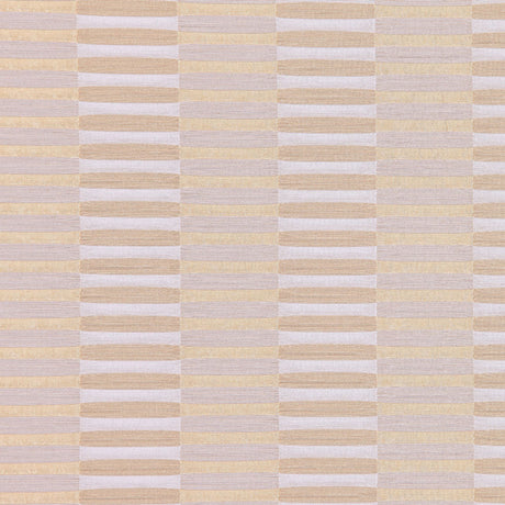 White Gold Stripes Woven