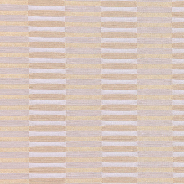 White Gold Stripes Woven