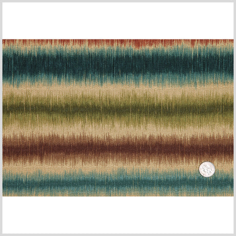 Red & Blue Gem Ikat Prints