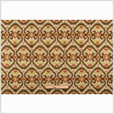Red & Beige Porcini Ikat Prints
