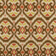 Red & Beige Porcini Ikat Prints