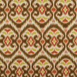Red & Beige Porcini Ikat Prints