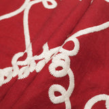 Poppy Classical Rayon-Linen Embroidered Woven