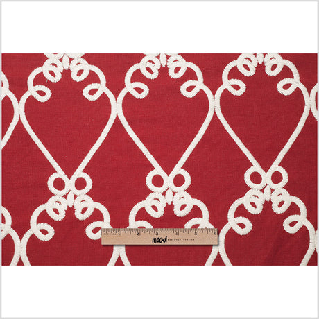 Poppy Classical Rayon-Linen Embroidered Woven