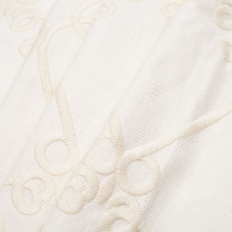 Gardenia Classical Rayon-Linen Embroidered Woven