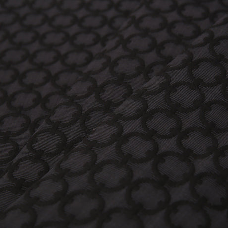 Anchor Geometric Embroidered Cotton-Poly Woven