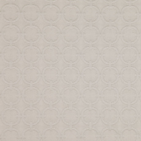 Rope Geometric Embroidered Cotton-Poly Woven