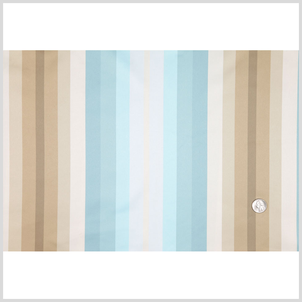 Peacock Stripes Satin