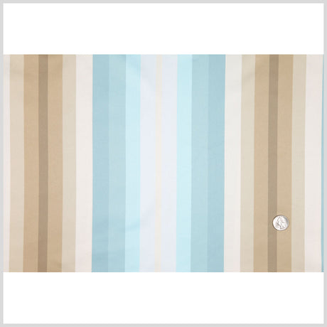 Peacock Stripes Satin