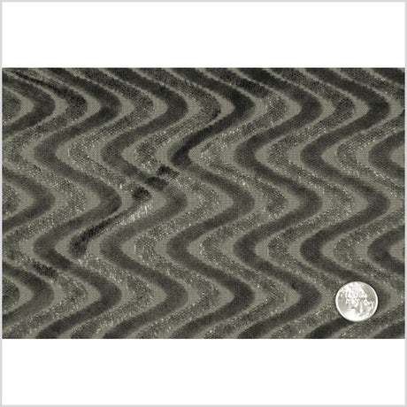 Olive Zig Zag Velvet