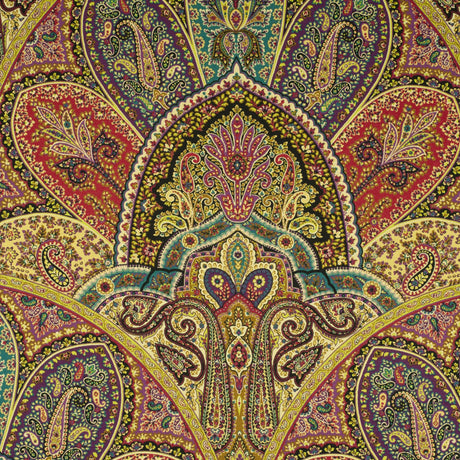 Tourmaline Paisley Twill