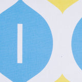 Off-White/Maize/Sky Blue Geometric Canvas