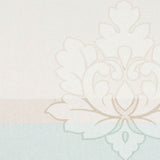 Beige/Taupe/Tiffany Blue Stripes Canvas