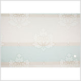 Beige/Taupe/Tiffany Blue Stripes Canvas