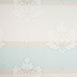 Beige/Taupe/Tiffany Blue Stripes Canvas