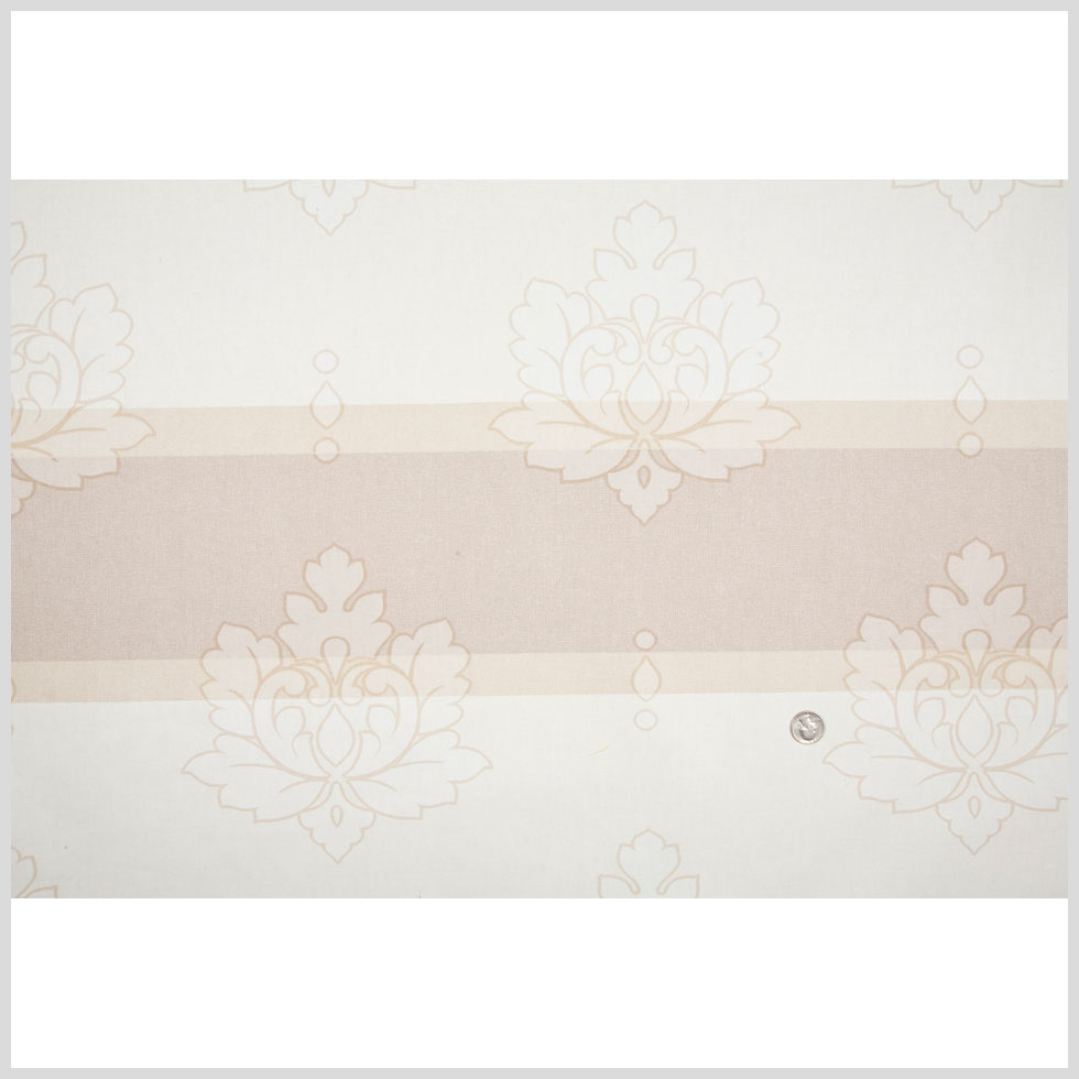 Natural/Beige/Taupe Stripes Canvas