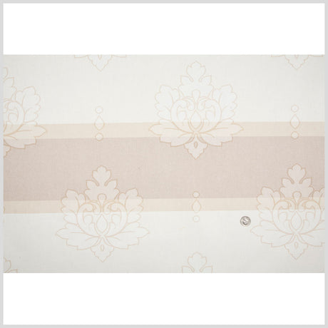 Natural/Beige/Taupe Stripes Canvas