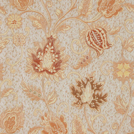 Beige/Gold Floral Brocade