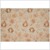Beige/Gold Floral Brocade