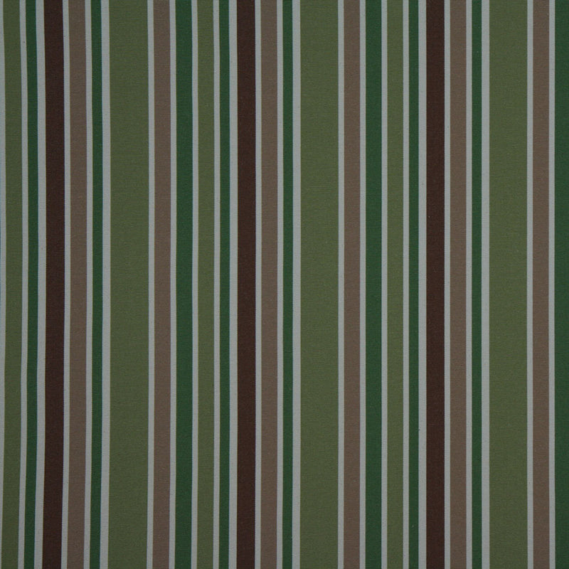 Kiwi/Taupe/Kelly Green/White/Chocolate Stripes Woven