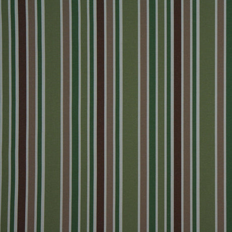 Kiwi/Taupe/Kelly Green/White/Chocolate Stripes Woven