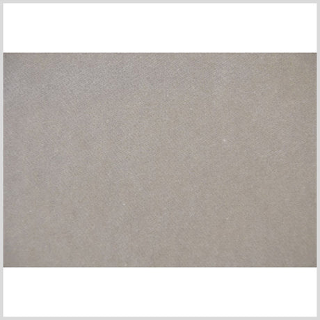 Beige Solid Velvet