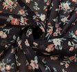 Hi Multi Chiffon 1B493 Polyester Chiffon Fabric - Black, 58/60" Width (1 Yard)