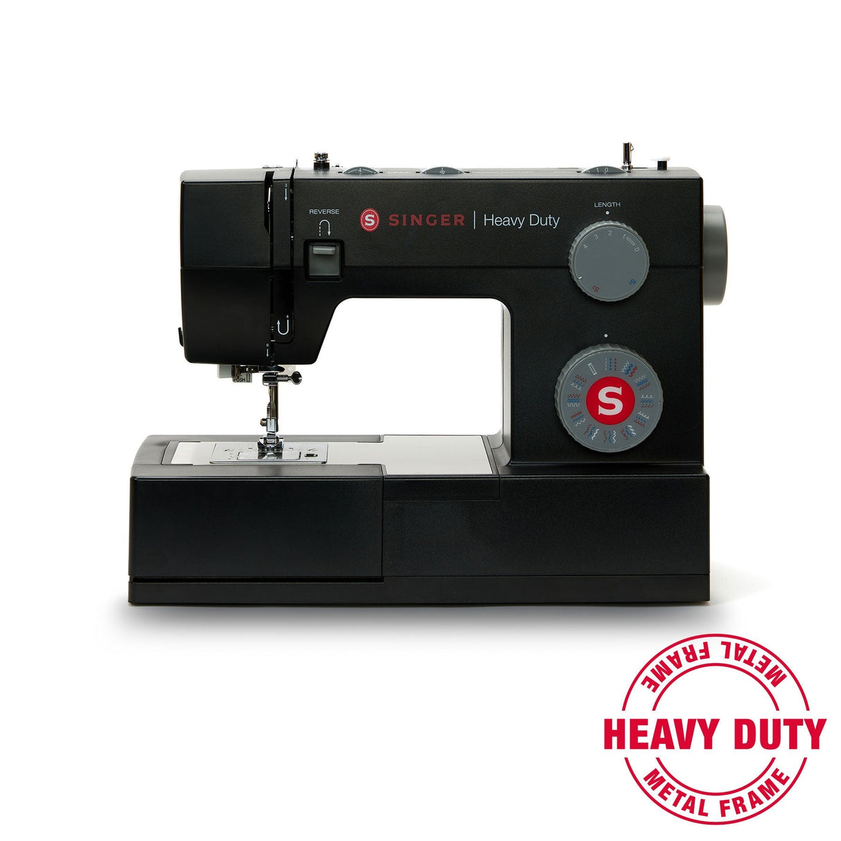 Singer Heavy Duty 4432 Black Sewing Machine - Special Edition Sewing Machine - Black, Heavy Duty, 110 Stitch Applications (1 Unit)