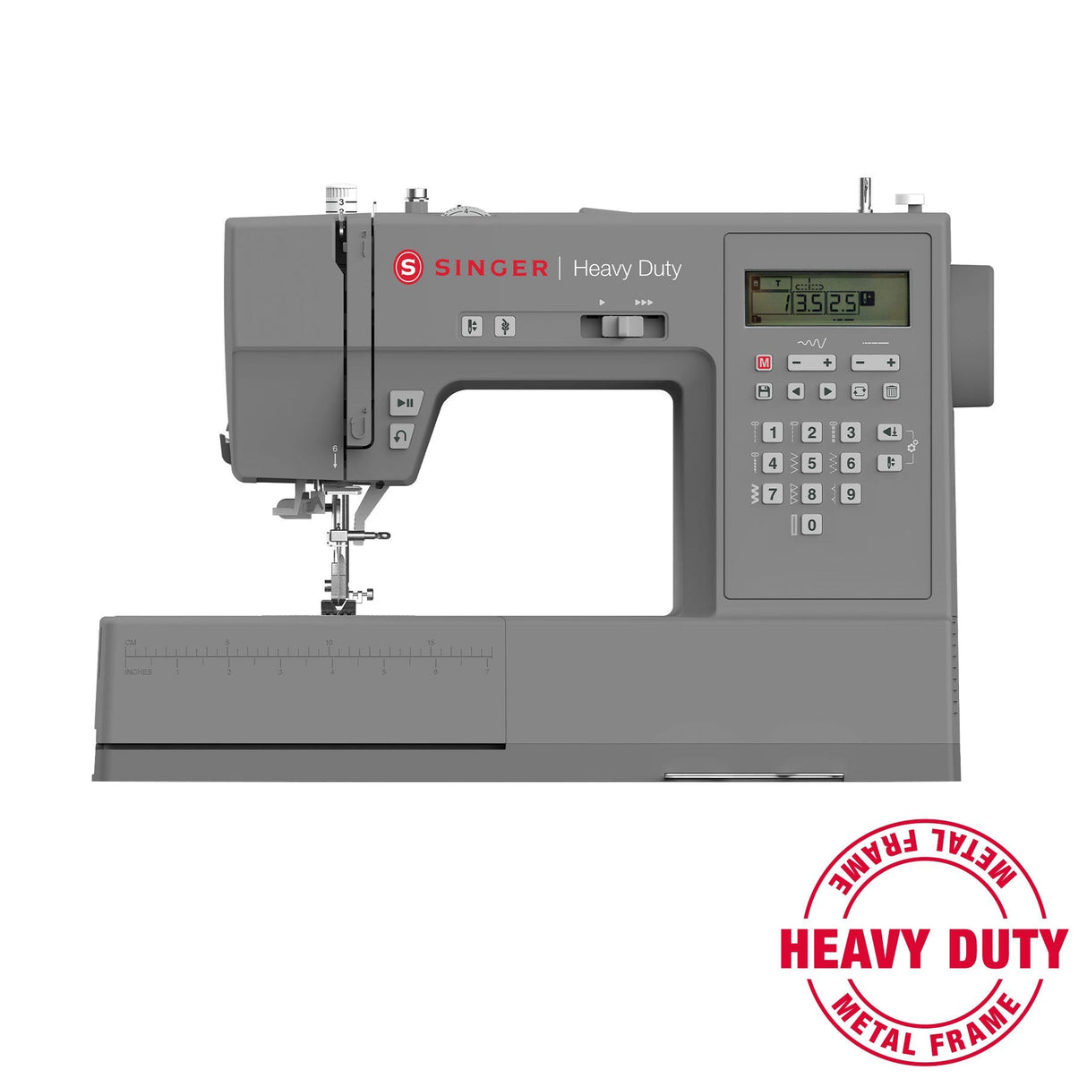 Singer Heavy Duty 6700C Sewing Machine - Heavy Duty Computerized Sewing Machine, 6.4" Throat Space (1 Unit)