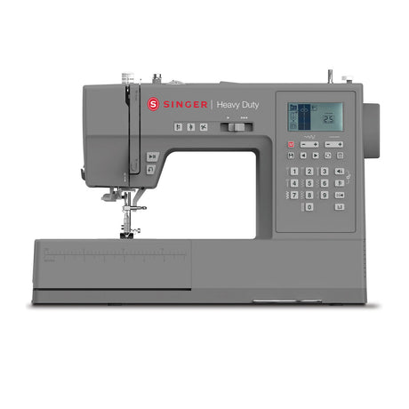 Singer Heavy Duty 6800C Sewing Machine - Computerized Heavy Duty Sewing Machine, 586 Stitch Applications, 6.4" Throat Space (1 Unit)