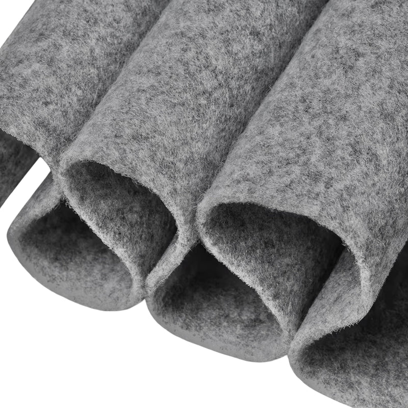 Acrylic Felt Fabric Heather Grey 72" Wide 1.6mm