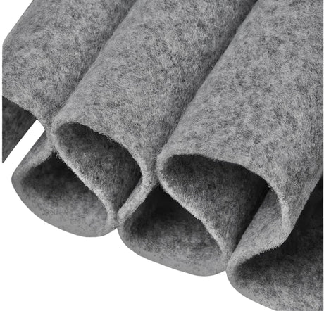 Acrylic Felt Fabric Heather Grey 72" Wide 1.6mm