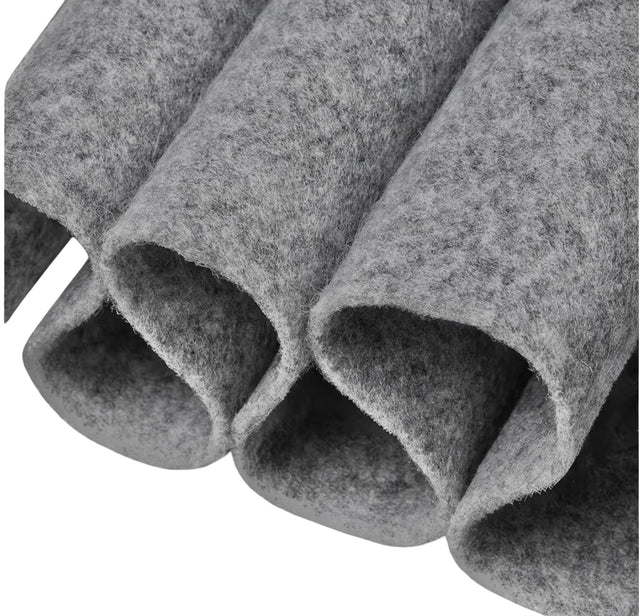 Acrylic Felt Fabric Heather Grey 72" Wide 1.6mm