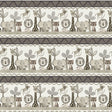 Cotton Novelty Jungle Stripe Fabric Multi 43/44